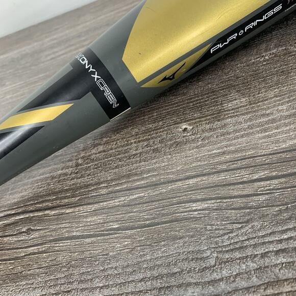 Mizuno B20 BLK ONYX CARBON PWR BASEBALL BAT 30” 20oz 2 5/8” 340521 -10 - Picture 4 of 15